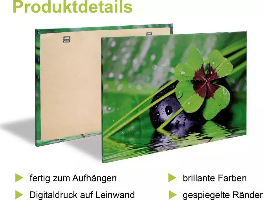 Artland Artprint op linnen Orchidee zensteen druppel Spa concept (4-delig) - Foto 2