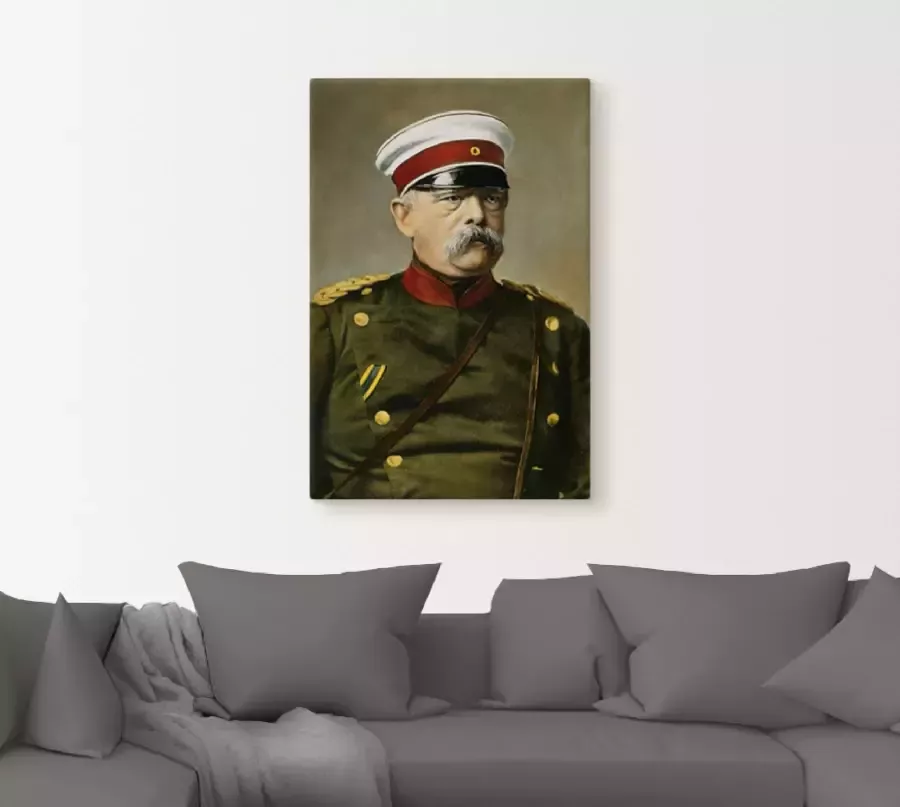 Artland Artprint Otto van Bismarck als artprint op linnen poster in verschillende formaten maten