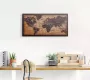 Artland Artprint Oude wereldkaart in vele afmetingen & productsoorten -artprint op linnen poster muursticker wandfolie ook geschikt voor de badkamer (1 stuk) - Thumbnail 3
