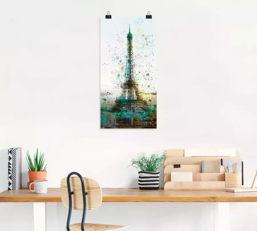 Artland Wandfolie Parijs Eiffeltoren I - Foto 2
