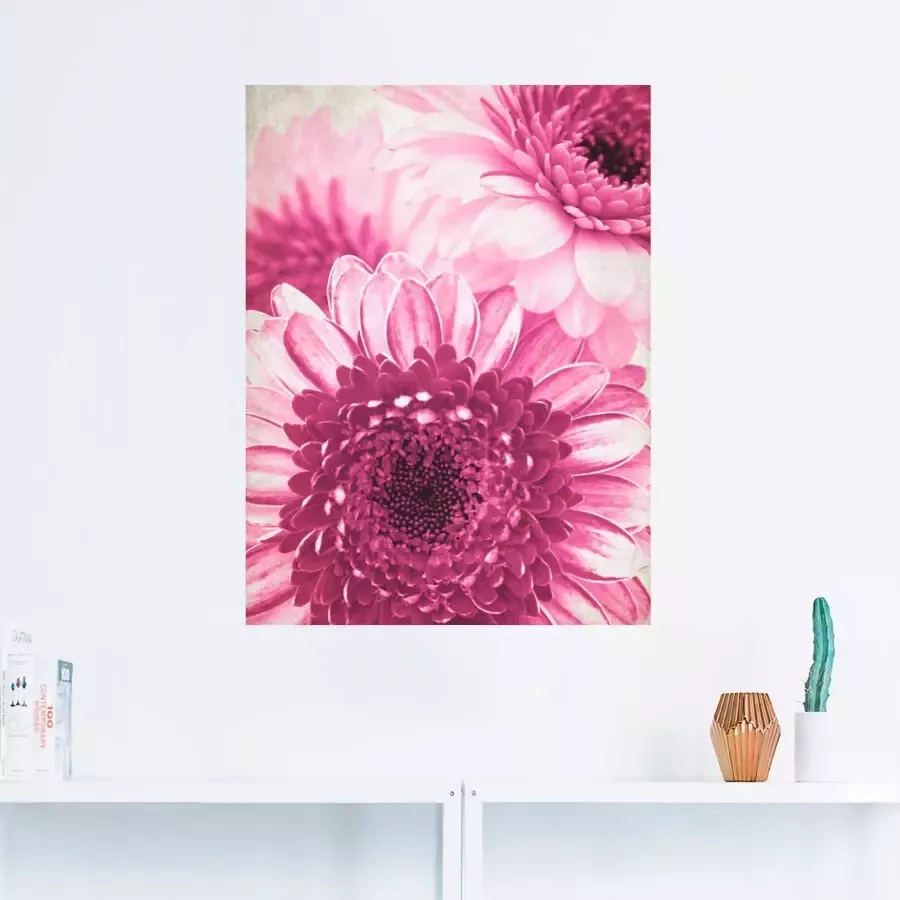 Artland Wandfolie Pinkkleurige gerbera