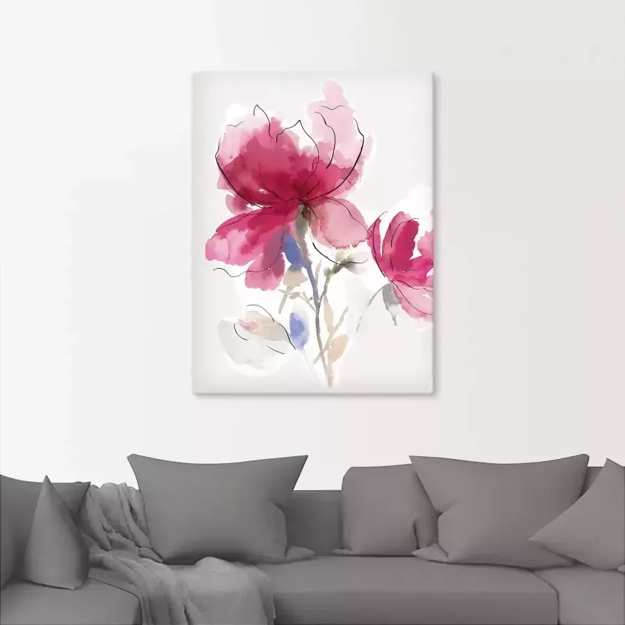 Artland Artprint Rosy Blossom I als artprint van aluminium artprint op linnen muursticker of poster in verschillende maten