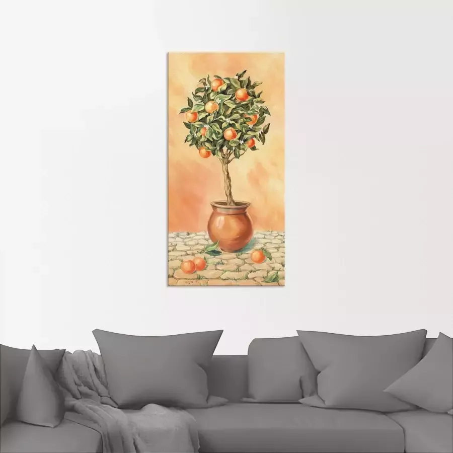 Artland Artprint op linnen Sinaasappelboompje I - Foto 2