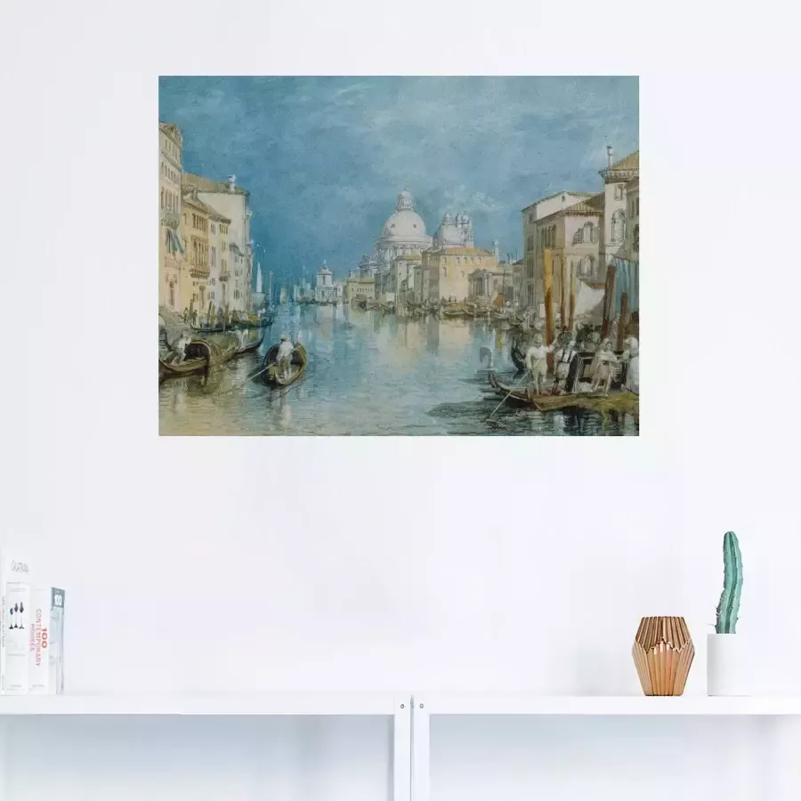 Artland Artprint Venetië Canale Grande. als artprint op linnen poster in verschillende formaten maten