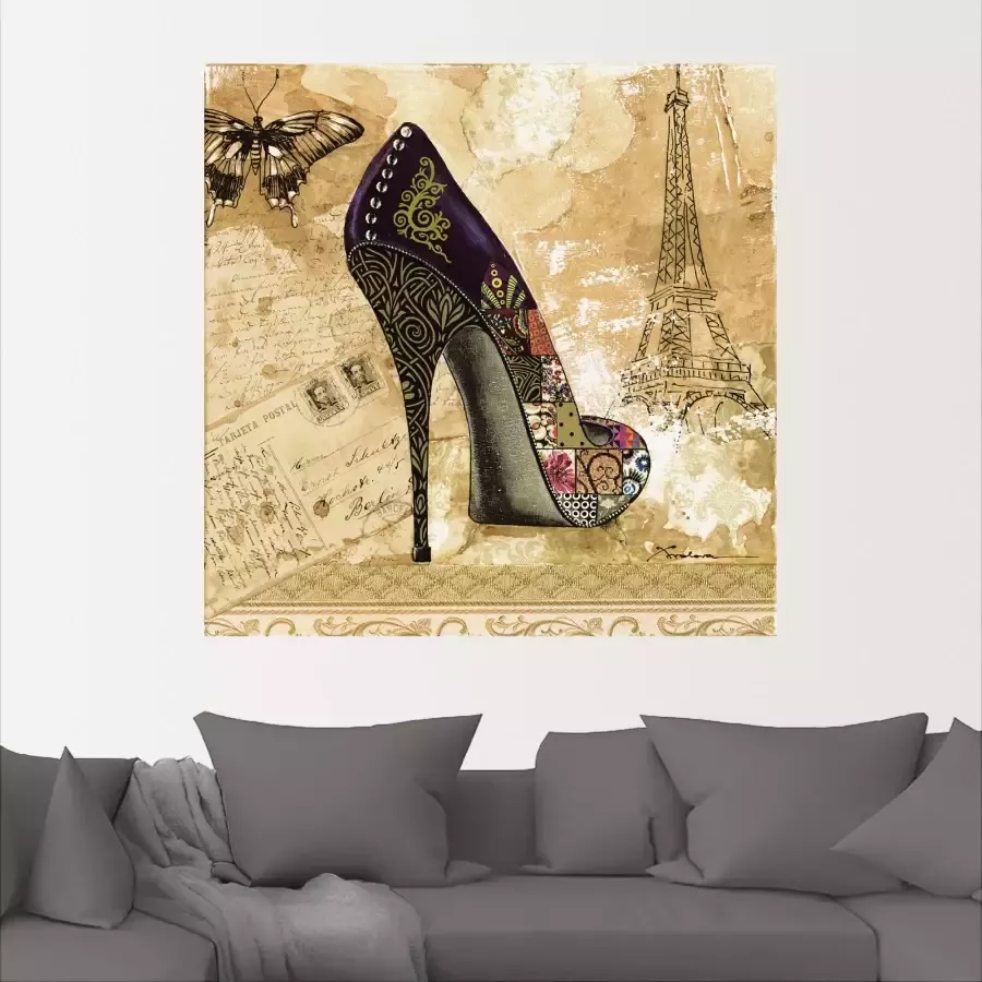 Artland Artprint Veranderende tijden IV stiletto's als artprint van aluminium artprint op linnen muursticker of poster in verschillende maten - Foto 2