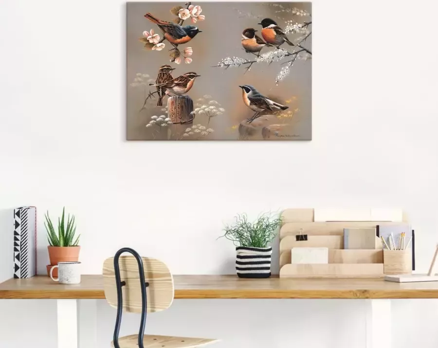Artland Artprint op linnen Vogel compositie - Foto 5