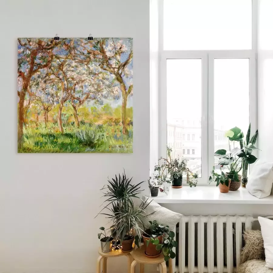 Artland Artprint Voorjaar in Giverny. als artprint op linnen poster in verschillende formaten maten