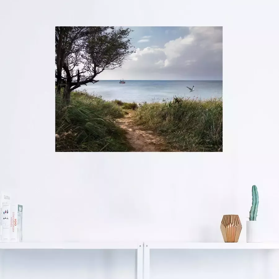 Artland Artprint Wegen naar de zee.... als artprint op linnen poster in verschillende formaten maten - Foto 1