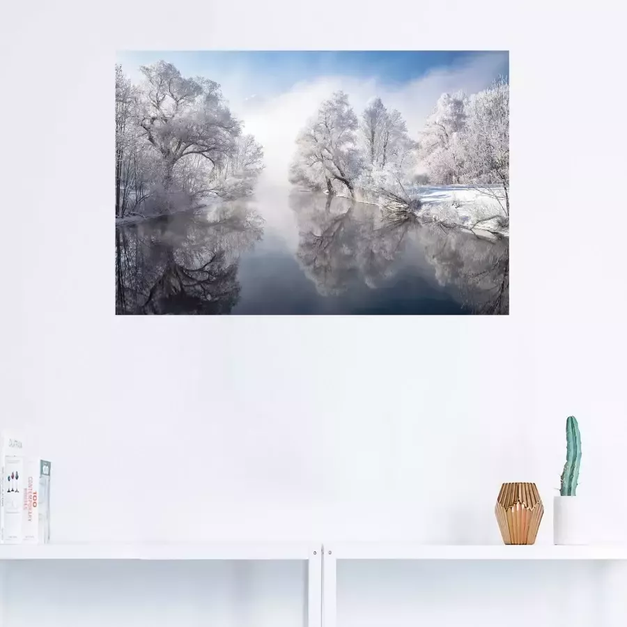 Artland Artprint Winter in Opper-Beieren als artprint op linnen poster muursticker in verschillende maten