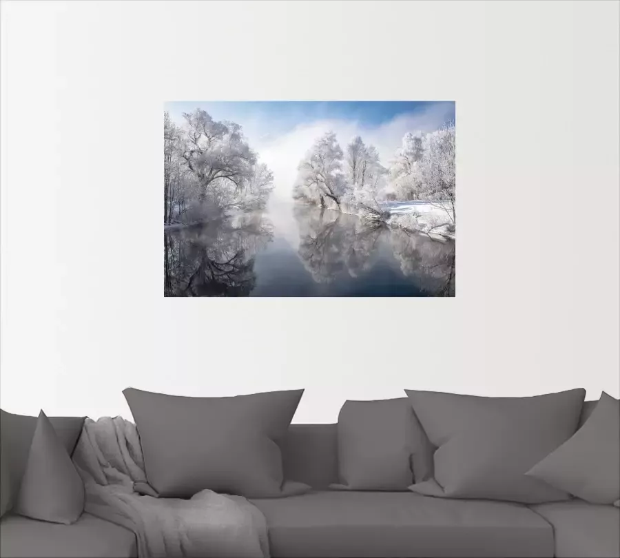Artland Artprint Winter in Opper-Beieren als artprint op linnen poster muursticker in verschillende maten - Foto 5