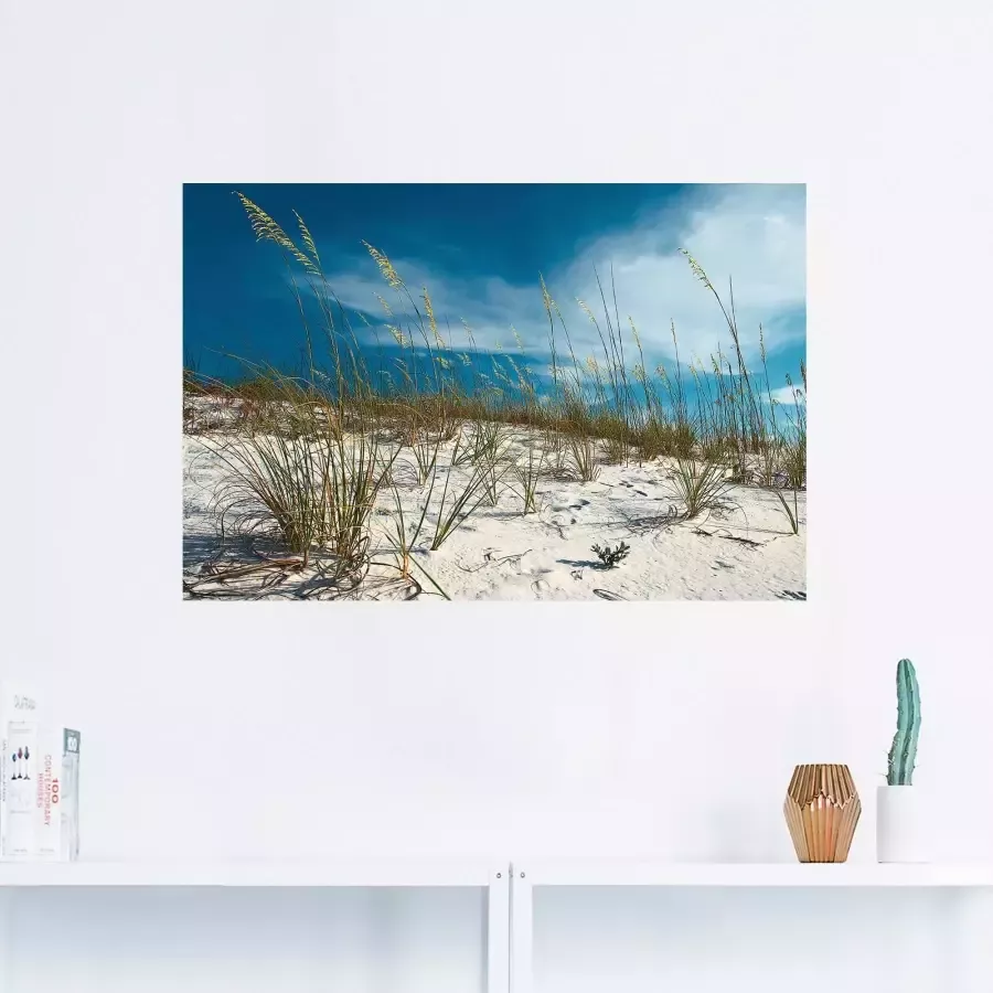 Artland Artprint Zandduinen en grassen als artprint van aluminium artprint voor buiten artprint op linnen poster in verschillende maten. maten