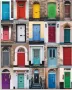 Artland Kapstok Fotocollage van 32 kleurrijke voordeuren - Thumbnail 2