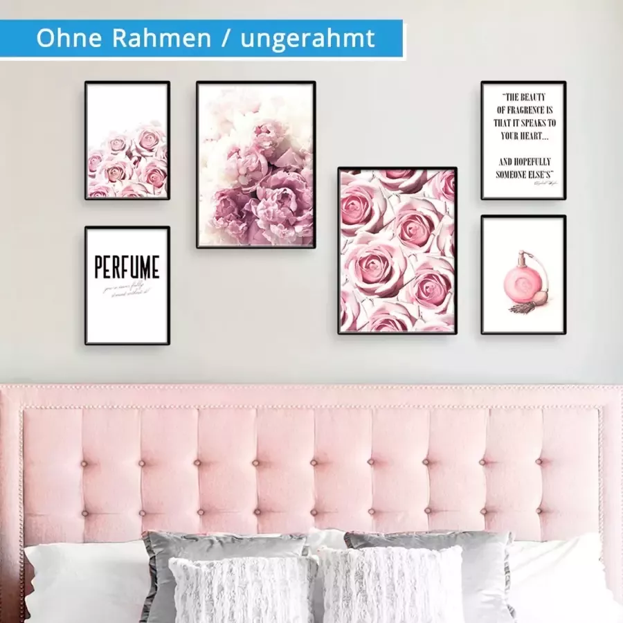 Artland Poster Schoonheid van de roos (6 stuks) - Foto 2