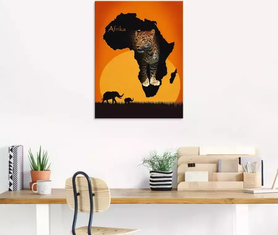 Artland Print op glas Afrika het zwarte continent - Foto 2
