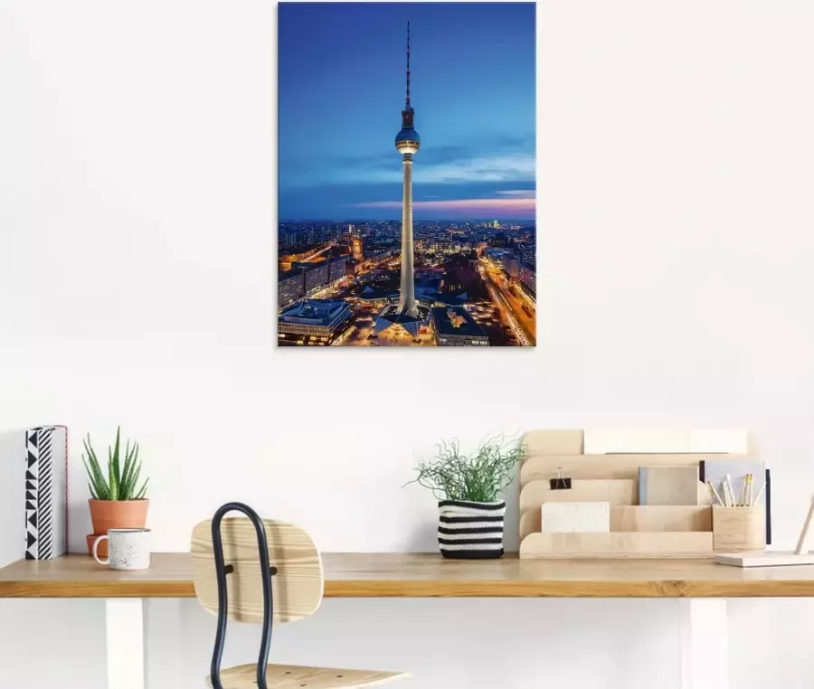 Artland Print op glas Berlijn televisietoren - Foto 2