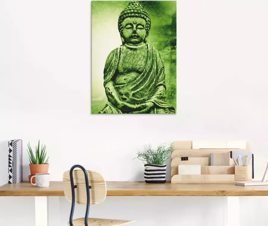 Artland Print op glas Boeddha in verschillende maten - Foto 2