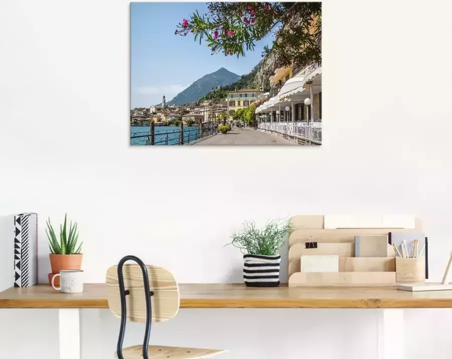 Artland Print op glas Gardameer Limone sul Garda - Foto 5