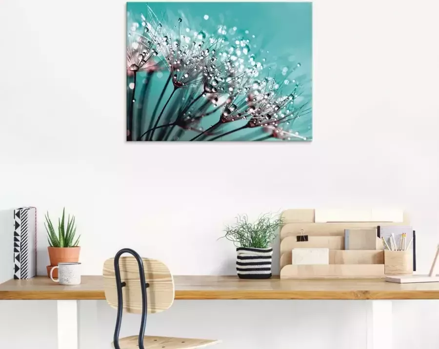 Artland Print op glas Glinsterende pluizenbol I - Foto 5