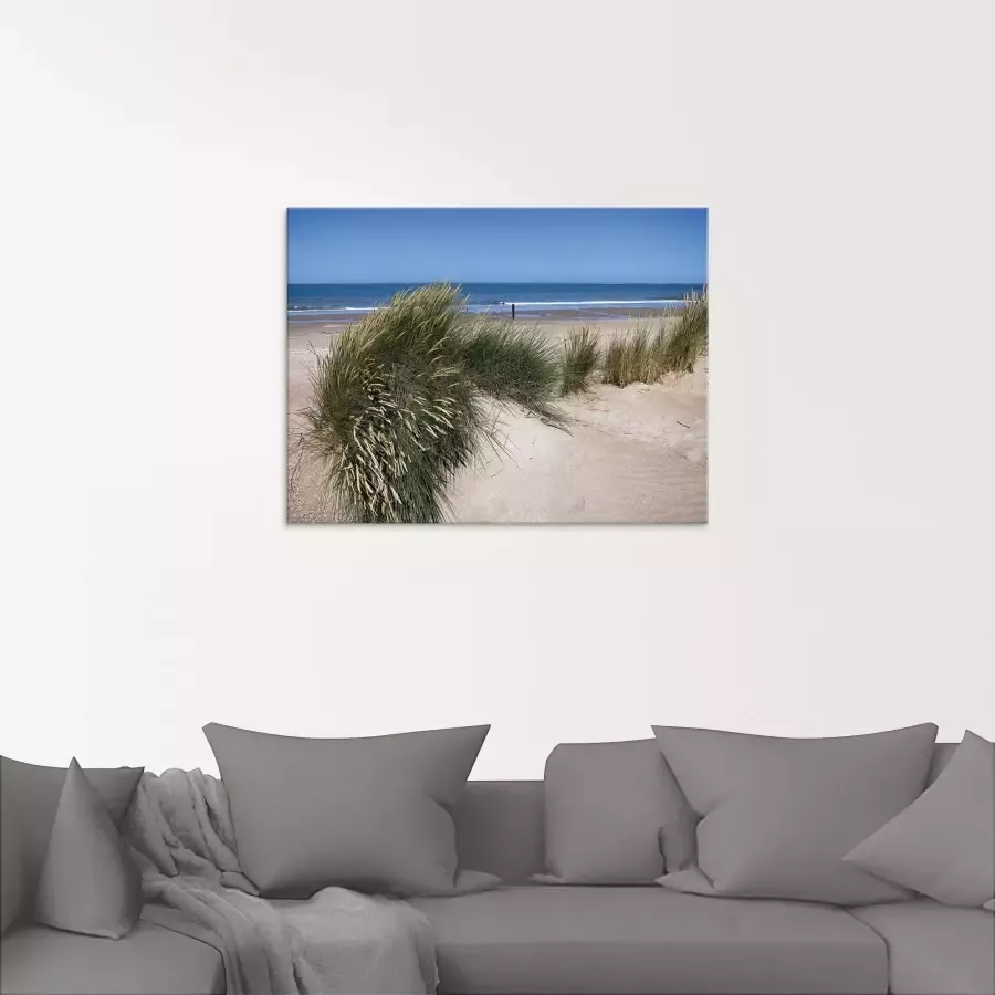 Artland Print op glas Golvende duinen in verschillende maten - Foto 1