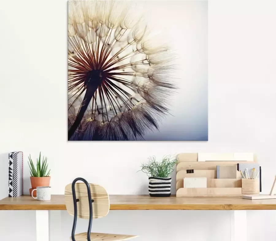 Artland Print op glas Grote pluizenbol in verschillende maten - Foto 4