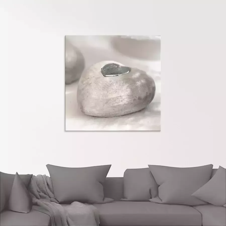 Artland Print op glas Harten in verschillende maten