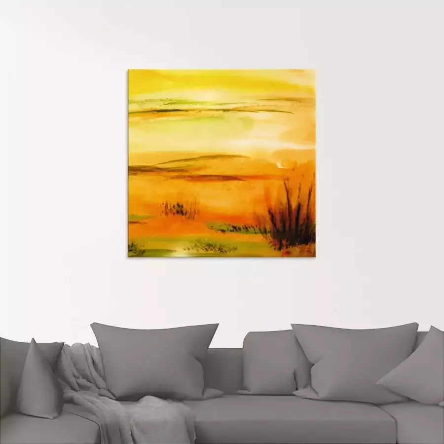 Artland Print op glas Heet zand in verschillende maten