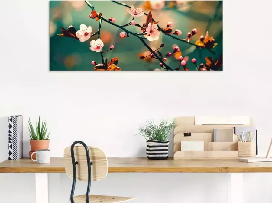 Artland Print op glas Japanse kers Sakura bloemen - Foto 1