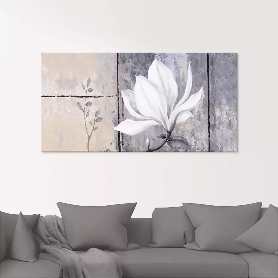 Artland Print op glas Klassieke magnolia in verschillende maten - Foto 1