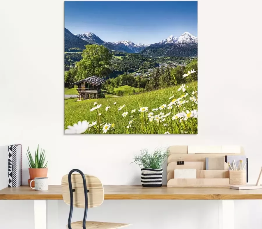 Artland Print op glas Landschap in de Beierse Alpen - Foto 4