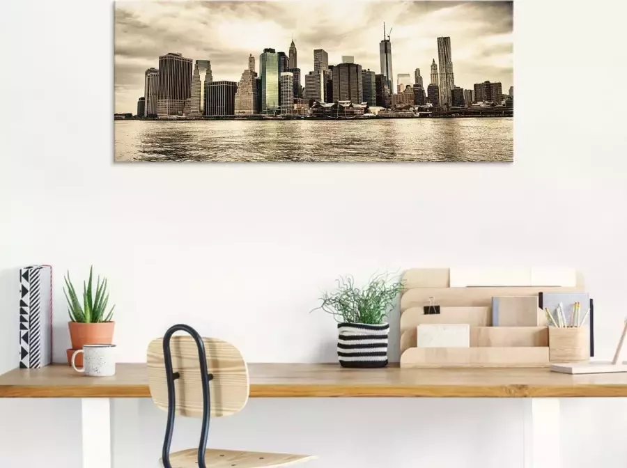 Artland Print op glas Lower Manhattan skyline