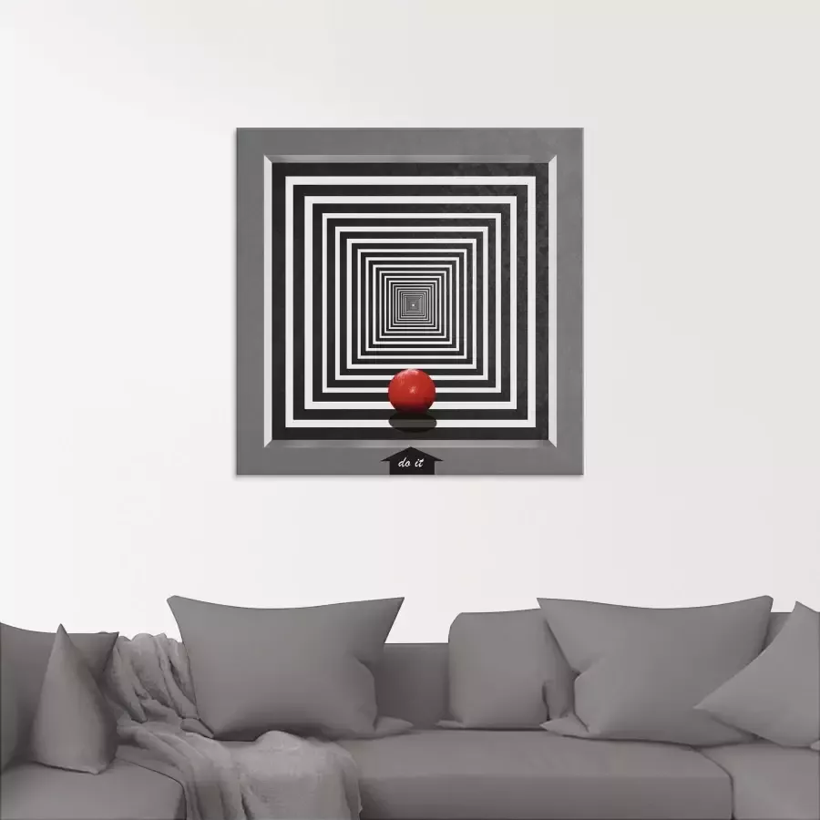 Artland Print op glas Maak het (1 stuk)