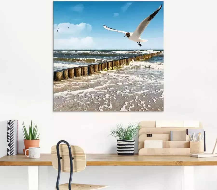 Artland Print op glas Oostzee in verschillende maten - Foto 4