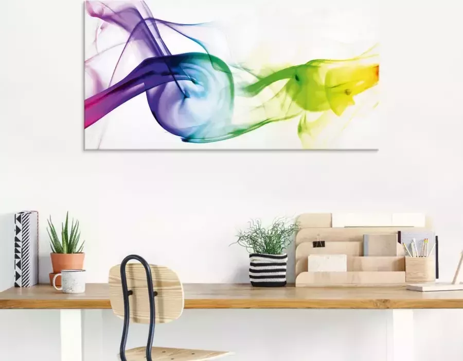 Artland Print op glas Rook abstract in verschillende maten - Foto 4