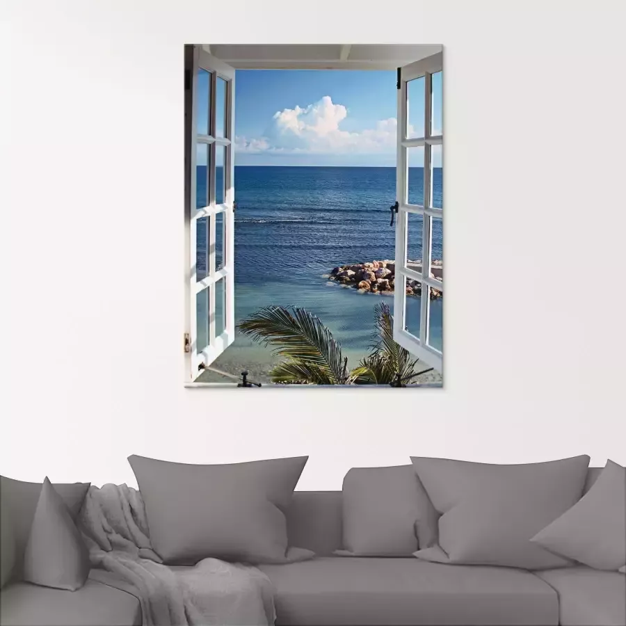 Artland Print op glas Uitzicht op het paradijs