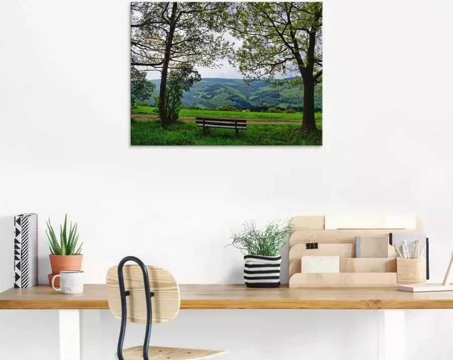 Artland Print op glas Uitzicht op het voorjaar - Foto 5