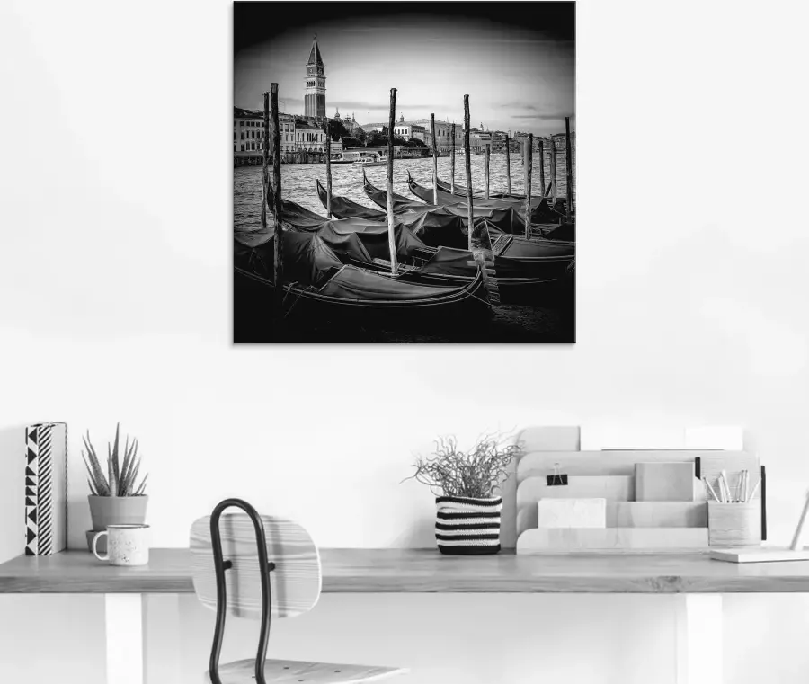 Artland Print op glas Venetië Canal Grande & Markustoren - Foto 2