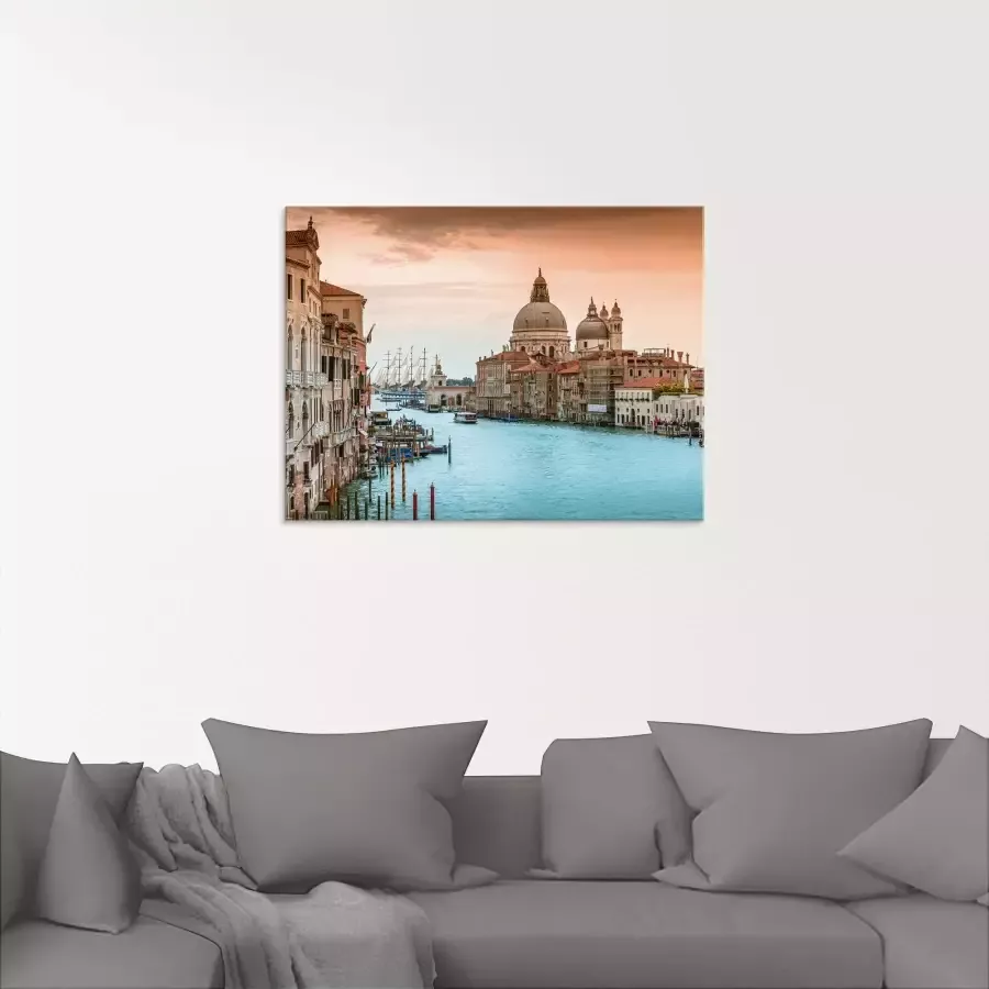 Artland Print op glas Venetië Canal Grande I - Foto 1