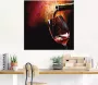 Artland Print op glas Wijn rode wijn (1 stuk) - Thumbnail 2