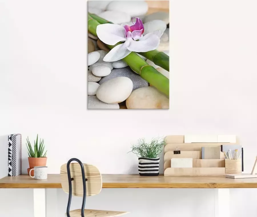 Artland Print op glas Zen orchidee in verschillende maten - Foto 2