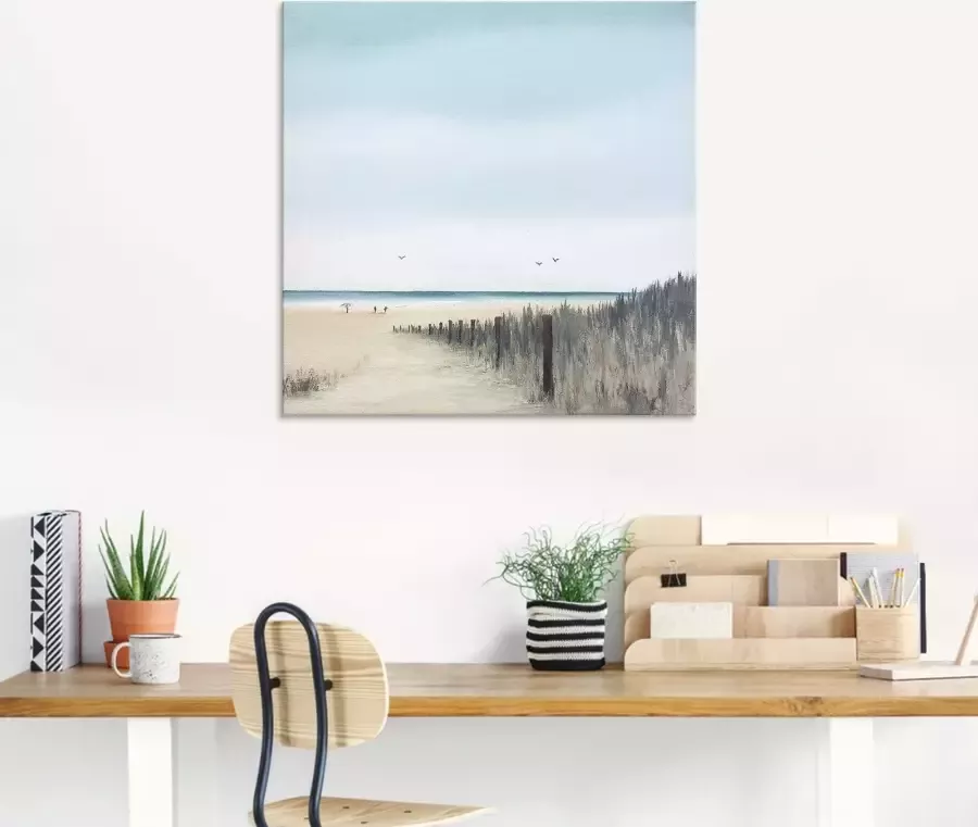 Artland Print op glas Zonnige morgen I in verschillende maten - Foto 2