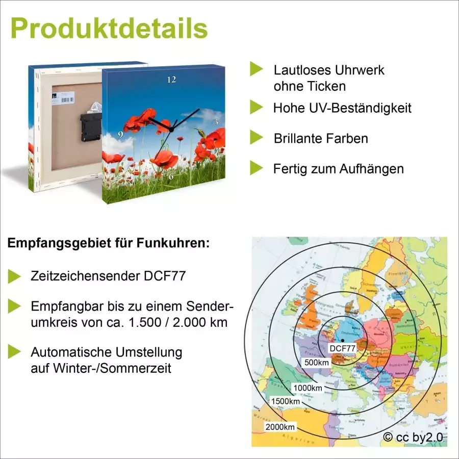 Artland Wandklok Zen vrede optioneel verkrijgbaar met kwarts- of radiografisch uurwerk geruisloos zonder tikkend geluid - Foto 2
