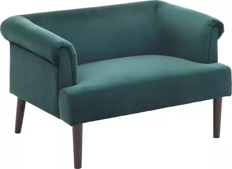 ATLANTIC home collection 1 5-zitsbank Charlie XXL-fauteuil met fluwelen hoes met golfvering - Foto 2