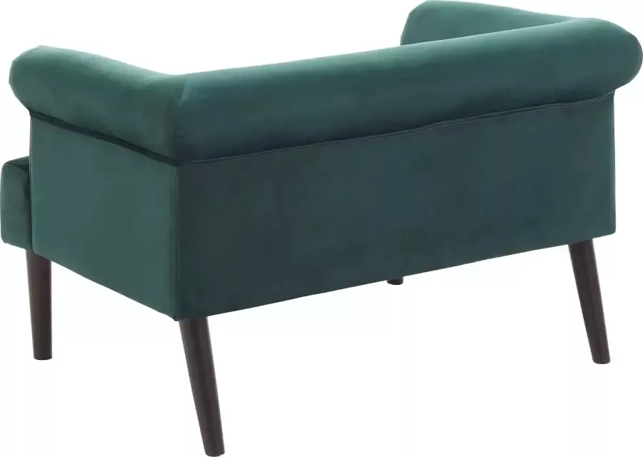 ATLANTIC home collection 1 5-zitsbank Charlie XXL-fauteuil met fluwelen hoes met golfvering - Foto 4