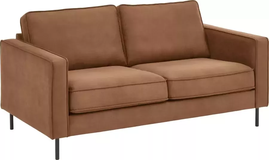 ATLANTIC home collection 2-zitsbank WESTON in scandinavische stijl met golfvering - Foto 2