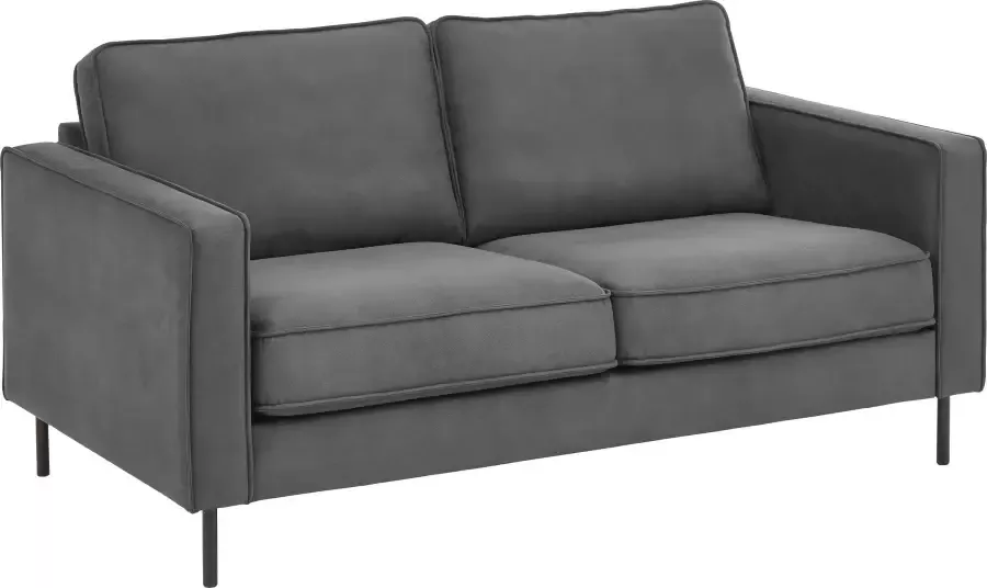 ATLANTIC home collection 2-zitsbank WESTON in scandinavische stijl met golfvering - Foto 2