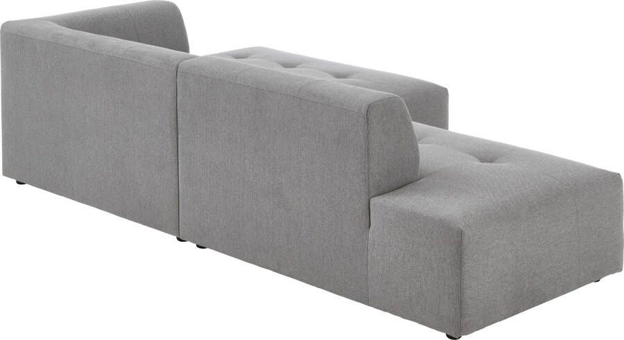 ATLANTIC home collection 3-zitsbank Leonardo Poef voetenbank Ottoman met XXL ligoppervlak - Foto 3