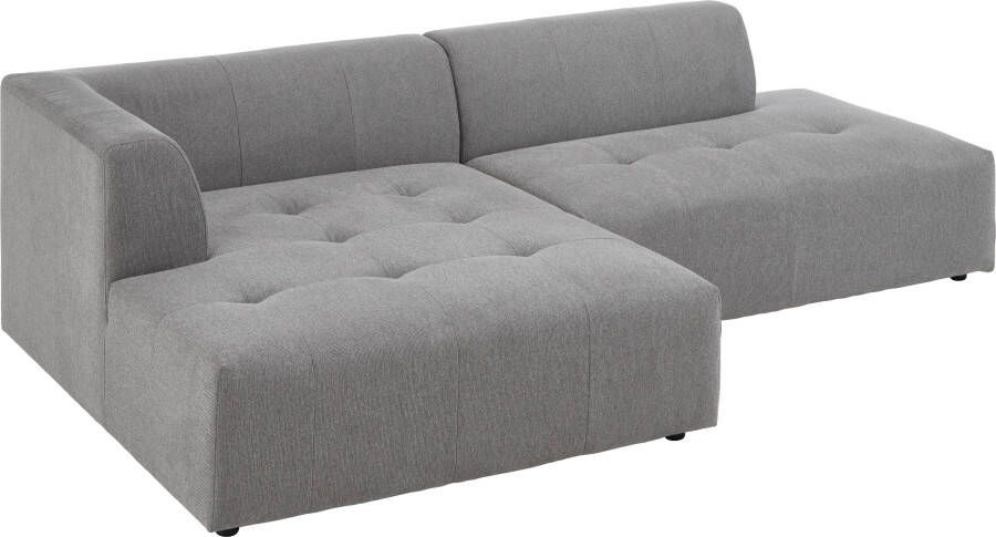 ATLANTIC home collection 3-zitsbank Leonardo Poef voetenbank Ottoman met XXL ligoppervlak - Foto 4