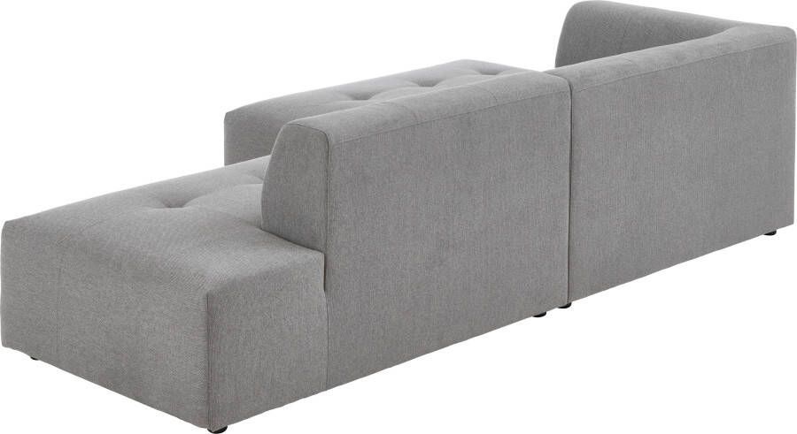 ATLANTIC home collection 3-zitsbank Leonardo Poef voetenbank Ottoman met XXL ligoppervlak - Foto 3