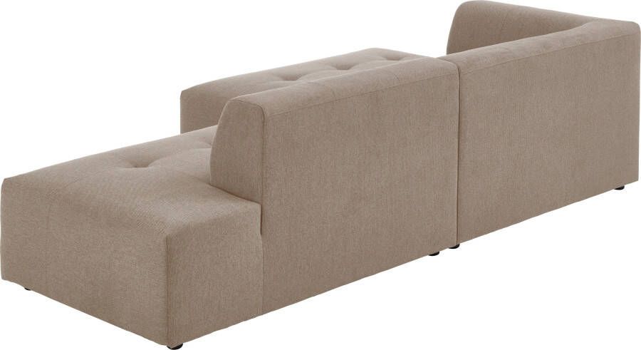 ATLANTIC home collection 3-zitsbank Leonardo Poef voetenbank Ottoman met XXL ligoppervlak - Foto 3