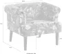 ATLANTIC home collection Fauteuil Loungestoel met golfvoet - Thumbnail 3